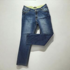 Kraus Premium Swarovski Crystal Bling Embellished Skinny Jeans Womens Size 36/28